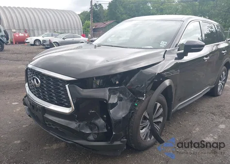 2024 Infiniti Qx60 Pure из США, поврежденный, VIN 5N1DL1ER2RC340084